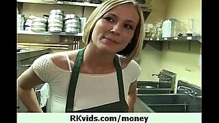 big titty brunette sucking off stranger in money talks stunt