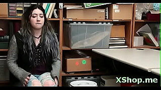 pretty blonde fucked and facial in pawn shop office