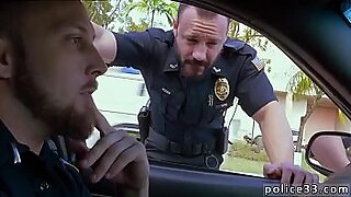 police lady watches housewife fucking in car
