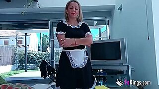 cleaning lady with huge jugs sucks me off