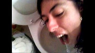 gay toilet slave eat shit drink piss