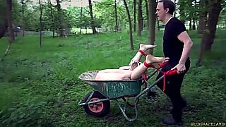 bdsm pet puppy sub slave outdoors public