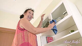 cleaning lady with huge jugs sucks me off
