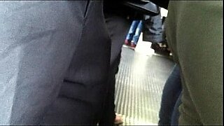 groped cock bus gay metro train public amateur encoxada encoxando arrimon groping touch