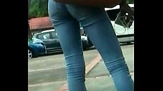 slim brunette fucked ass while wearing tight jeans denim