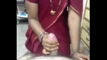 south indian desi sleeping boudi saree removed son