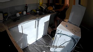 crazy son fuck mom kitchen