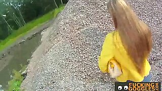 dad has to sit and watch his blonde daughter get drilled by black cock