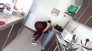 old man fuck sons girlfriend in kitchen