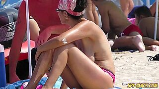 milf voyeur beach tease