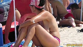 nude hard on beach