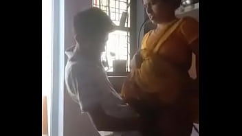mom cooking and son fucking