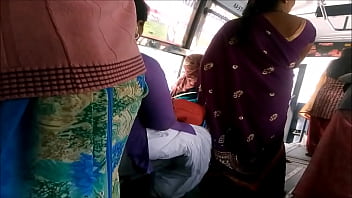 sleeping bus in open blouse aunty telugu hooks