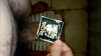 shemale suck own jizz straw condom