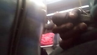 submissive bus dick flash she likes it and help