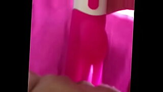 justin ashley with a big pink dildo