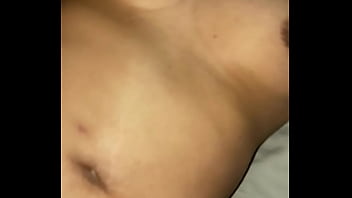 sucking tits and fingering pussy makes him cum hard