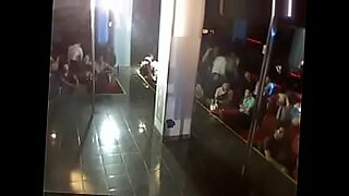 drunk girls fake in night club