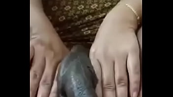 south indian aunty with long hair