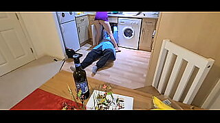 russian milf mom son in kitchen