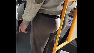 showing penis in public bus