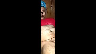blonde webcam slut deepthroating and choking on a dildo