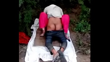 desi hairy village aunty outdoor