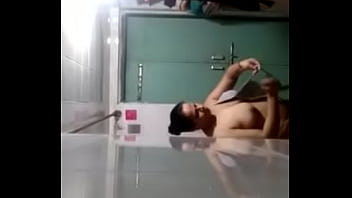 man masterbating in shower