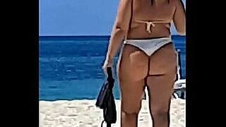 stripping at non nude beach