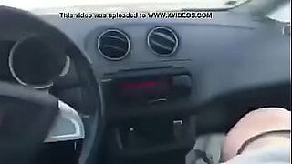 asian milfs sucks and fucks on her back seat of her car